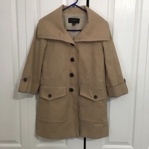 ANN TAYLOR tan coat/jacket